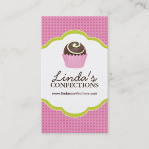 Modèle de carte de visite de confections