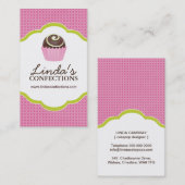 Modèle de carte de visite de confections (Devant / Derrière)