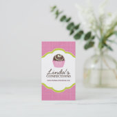 Modèle de carte de visite de confections (Debout devant)