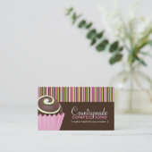 Modèle de carte de visite de confections (Debout devant)