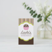 Modèle de carte de visite de confections (Debout devant)