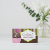 Modèle de carte de visite de confections (Debout devant)