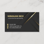 Modèle de carte de visite de constructeur éditable (Devant)