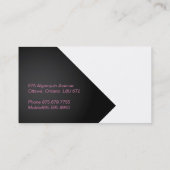 Modèle de carte de visite de cosmétiques (Dos)