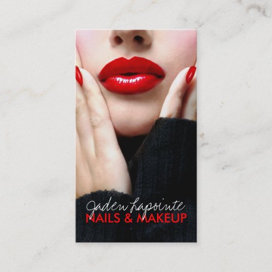 Modèle de carte de visite de Cosmetologist (Devant)