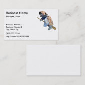 Modèle de carte de visite de cuillère d'équitation (Devant / Derrière)