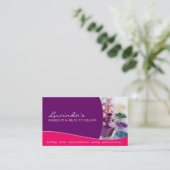 Modèle de carte de visite de ~ de maquilleur (Debout devant)