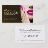 Modèle de carte de visite de ~ de technicien de (Devant / Derrière)