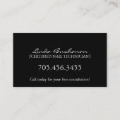 Modèle de carte de visite de ~ de technicien de (Dos)