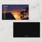 Modèle de carte de visite de destin d'Unordinary (Devant / Derrière)