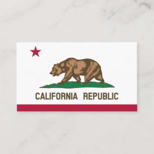 Modèle de carte de visite de drapeau de Républiq