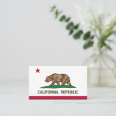 Modèle de carte de visite de drapeau de République (Debout devant)