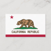 Modèle de carte de visite de drapeau de République (Devant)