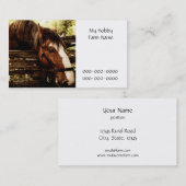 Modèle de carte de visite de ferme (Devant / Derrière)