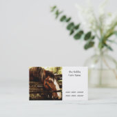 Modèle de carte de visite de ferme (Debout devant)