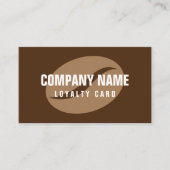 Modèle de carte de visite de fidélité à la boutiqu (Devant)