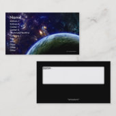 Modèle de carte de visite de formation d'espace (Devant / Derrière)