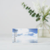 Modèle de carte de visite de gloire (Debout devant)