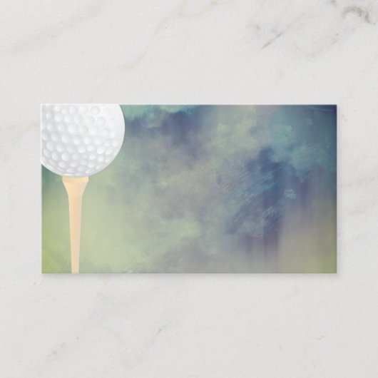 modèle de carte de visite de golf (Devant)