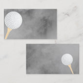 modèle de carte de visite de golf (Devant / Derrière)