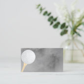 modèle de carte de visite de golf (Debout devant)