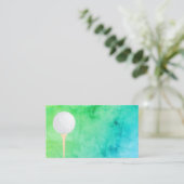 modèle de carte de visite de golf (Debout devant)