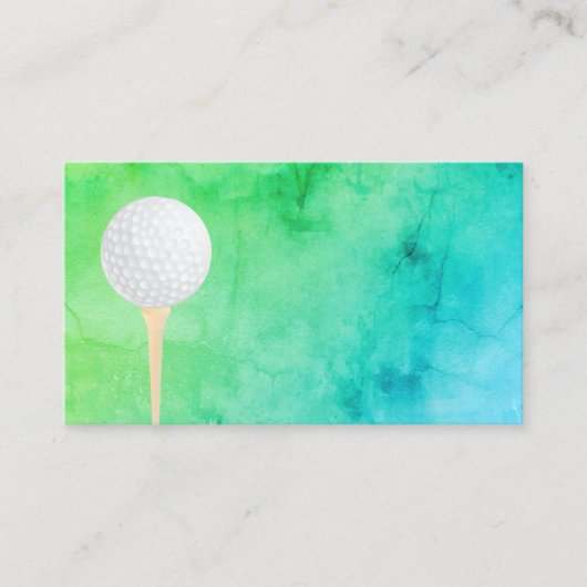 modèle de carte de visite de golf (Devant)