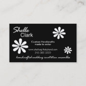 Modèle de carte de visite de jardin d'agrément (Dos)