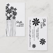 Modèle de carte de visite de jardin d'agrément (Devant / Derrière)