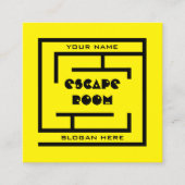 Modèle de carte de visite de jeu de labyrinthe de (Devant)