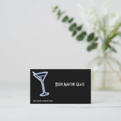 Modèle de carte de visite de la barre de mixologie (Debout devant)