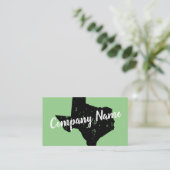 Modèle de carte de visite de la carte d'état Vinta (Debout devant)