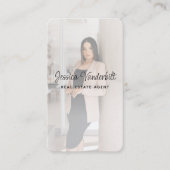 Modèle de carte de visite de l'agent immobilier |  (Devant)