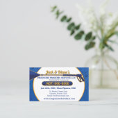 Modèle de carte de visite de lavage et de nettoyag (Debout devant)