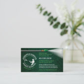 Modèle de carte de visite de lavage et de nettoyag (Debout devant)