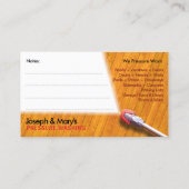 Modèle de carte de visite de lavage et de nettoyag (Dos)