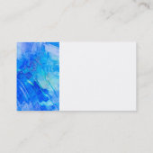 modèle de carte de visite de l'eau d'ondulation (Dos)