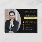 Modèle de carte de visite de l'élément de masquage (Dos)