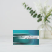 Modèle de carte de visite de locomotion (sarcelle (Debout devant)