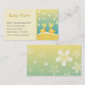 Modèle de carte de visite de magasin de bébé (Devant / Derrière)