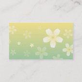 Modèle de carte de visite de magasin de bébé (Dos)