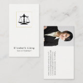 Modèle de carte de visite de mandataire (Devant / Derrière)