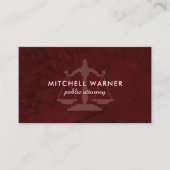 Modèle de carte de visite de mandataire (Devant)