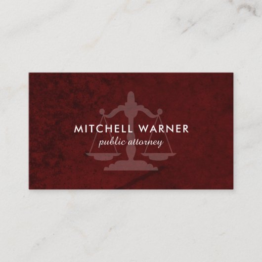 Modèle de carte de visite de mandataire (Devant)