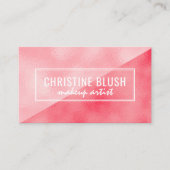 Modèle de carte de visite de maquillage élégant (Devant)