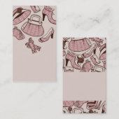 modèle de carte de visite de marchand de sac de (Devant / Derrière)