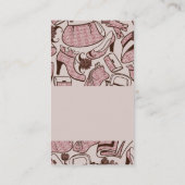 modèle de carte de visite de marchand de sac de (Dos)