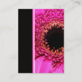 Modèle de carte de visite de marguerite de Gerbera (Dos)