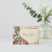 Modèle de carte de visite de Marie Antoinette (Debout devant)