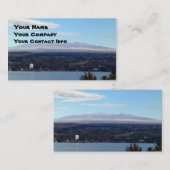 Modèle de carte de visite de Mauna Kea (Devant / Derrière)